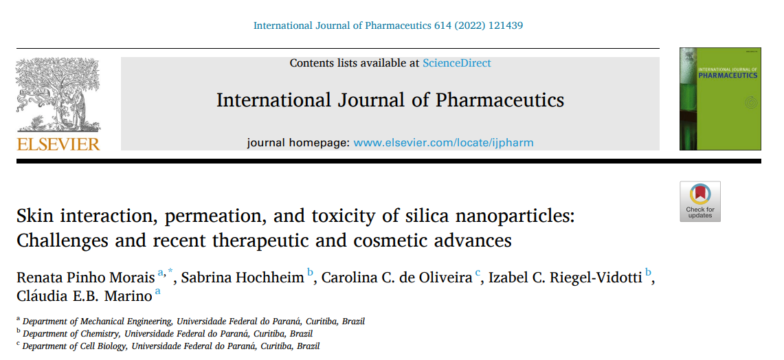 Great review on silica nanoparticles and skin interaction, permeation, and toxicity!